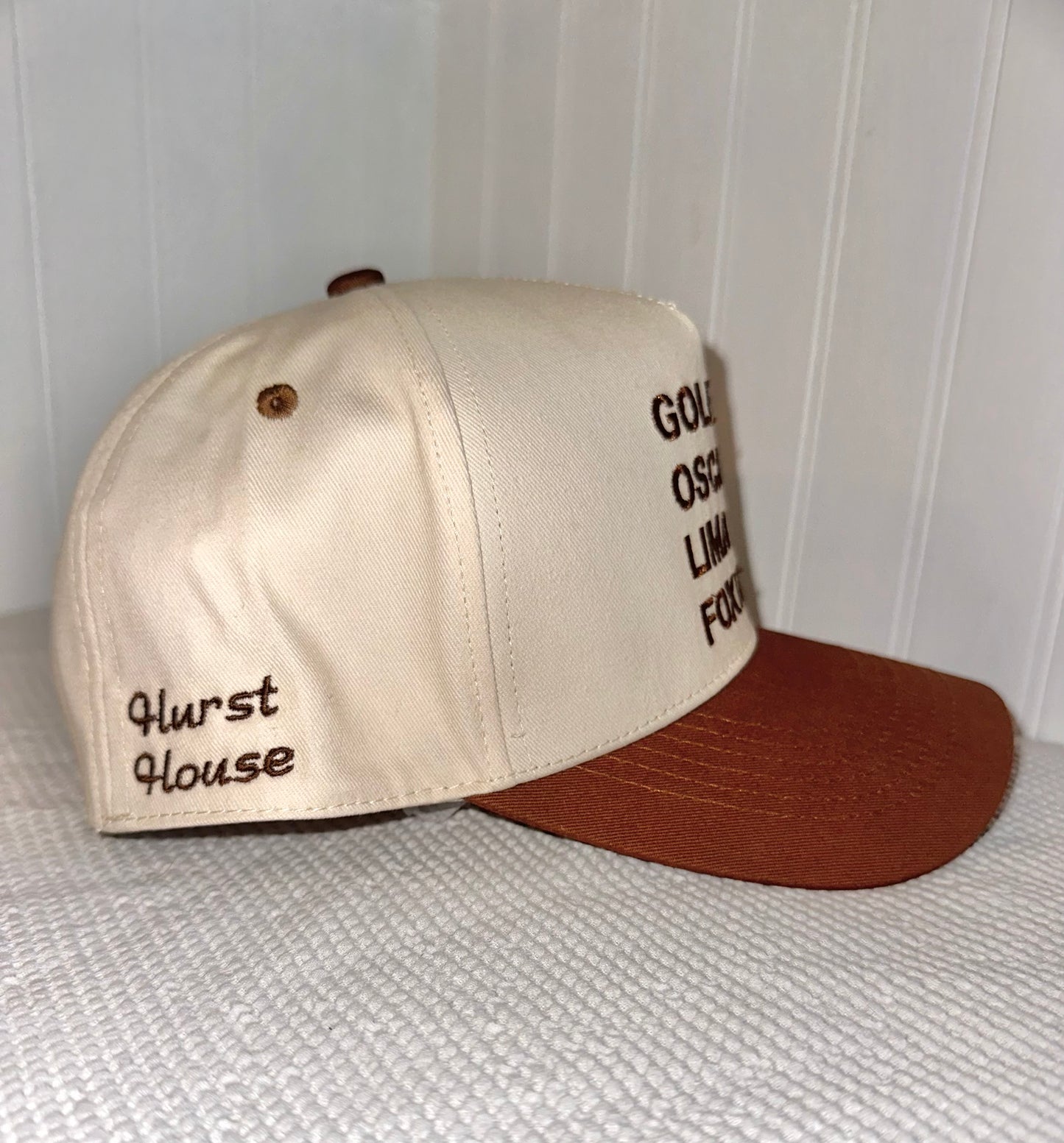 'GOLF' Brown Snap Back